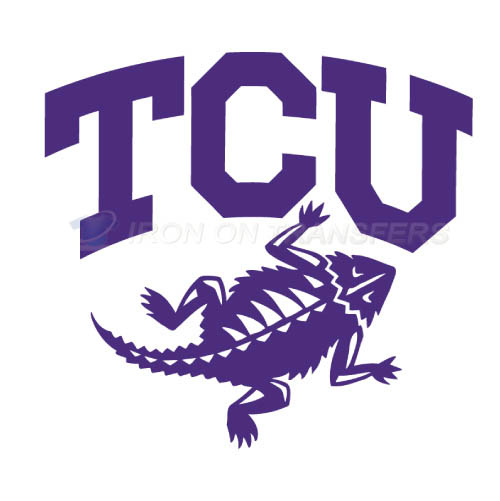 TCU Horned Frogs Iron-on Stickers (Heat Transfers)NO.6429